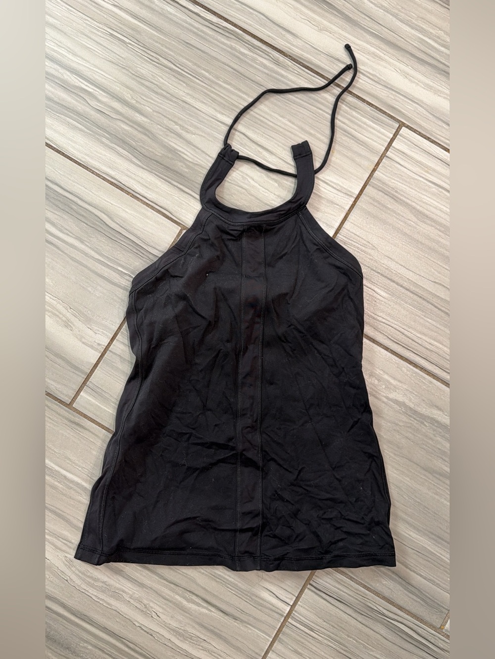 lululemon athletica Black Halter Tank Top
